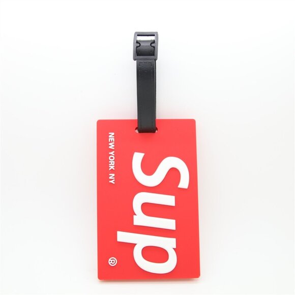 3 Red Luggage Tags 4" Silicone - Picture 2 of 3